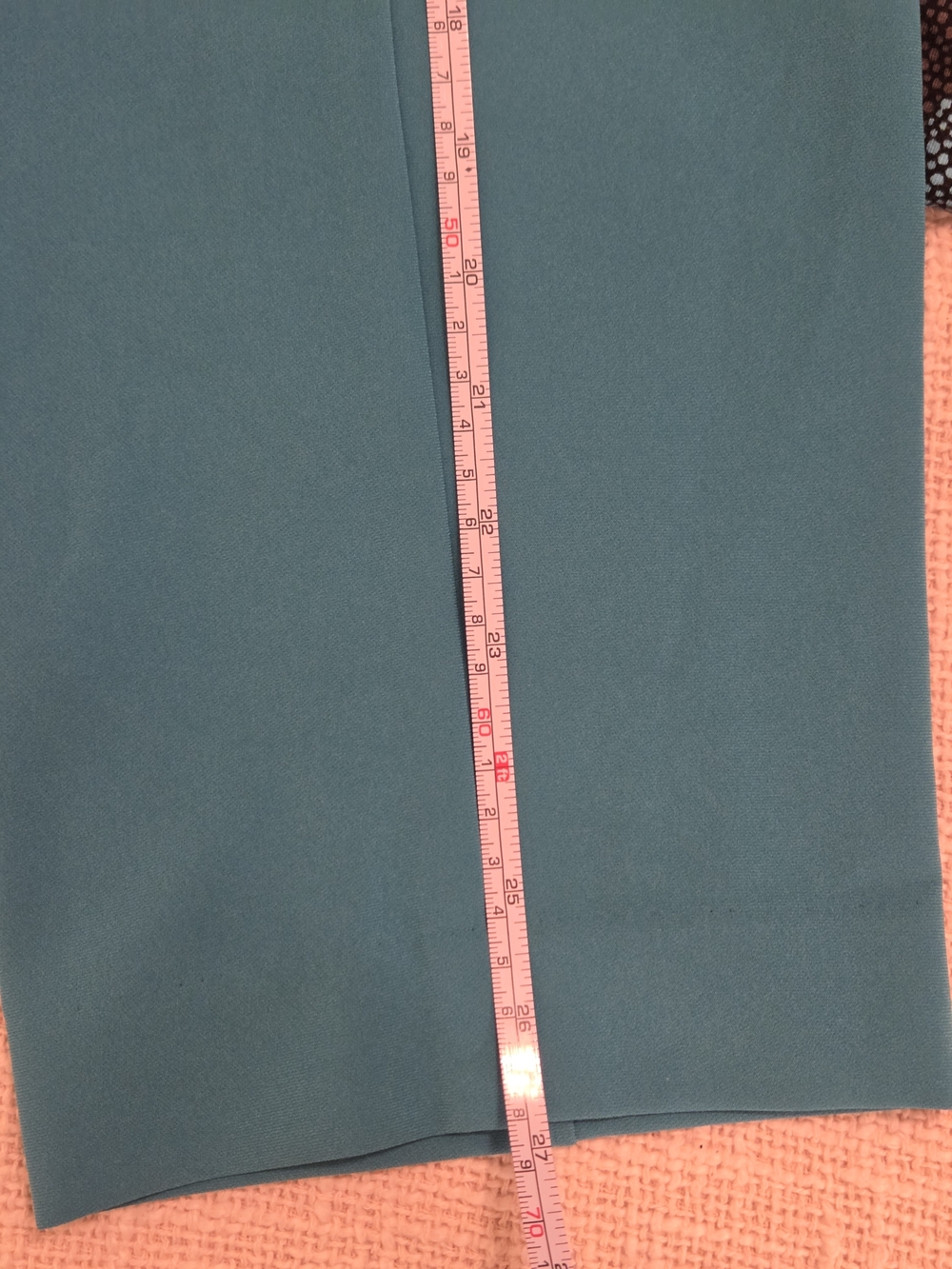 St. John Teal Straight Leg Trousers - Picture 4 of 5
